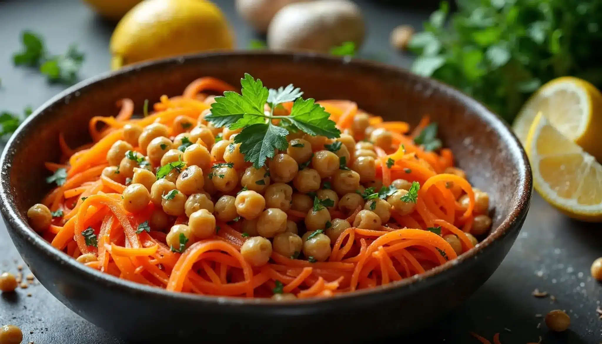 Carrot-and-Chickpea-Salad-with-Parsley-Lemon