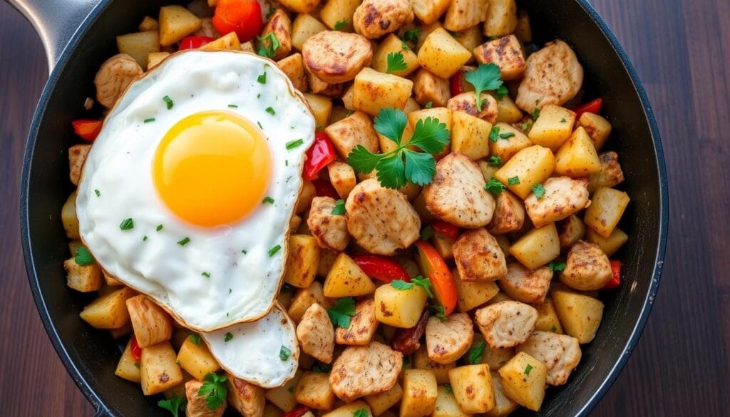 Chicken Breakfast Hash Skillet Chicken Breakfast Hash Skillet