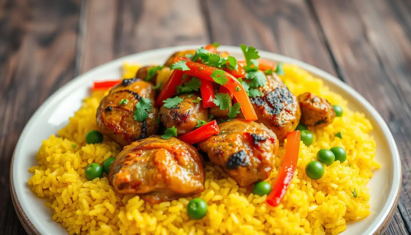 Chicken and yellow rice recipe