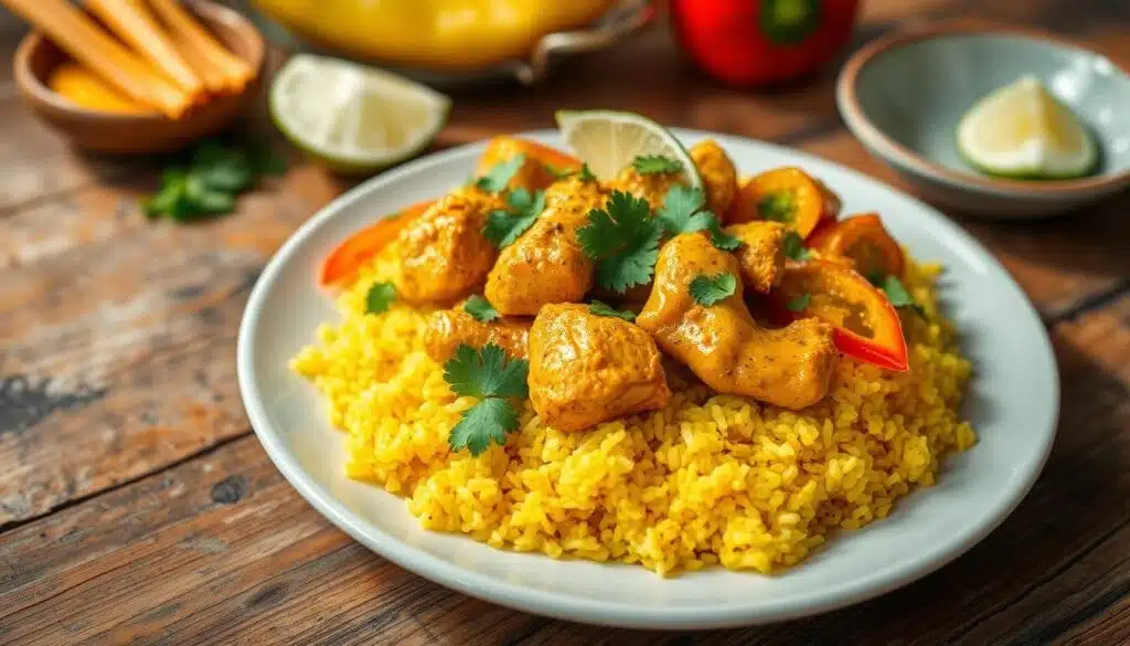 Turmeric Chicken and Yellow Rice