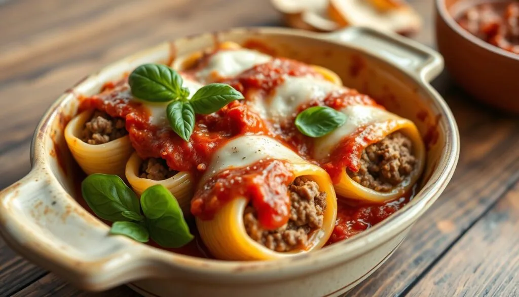 stuffed shells with meat and ricotta cheese stuffed shells with meat and ricotta cheese