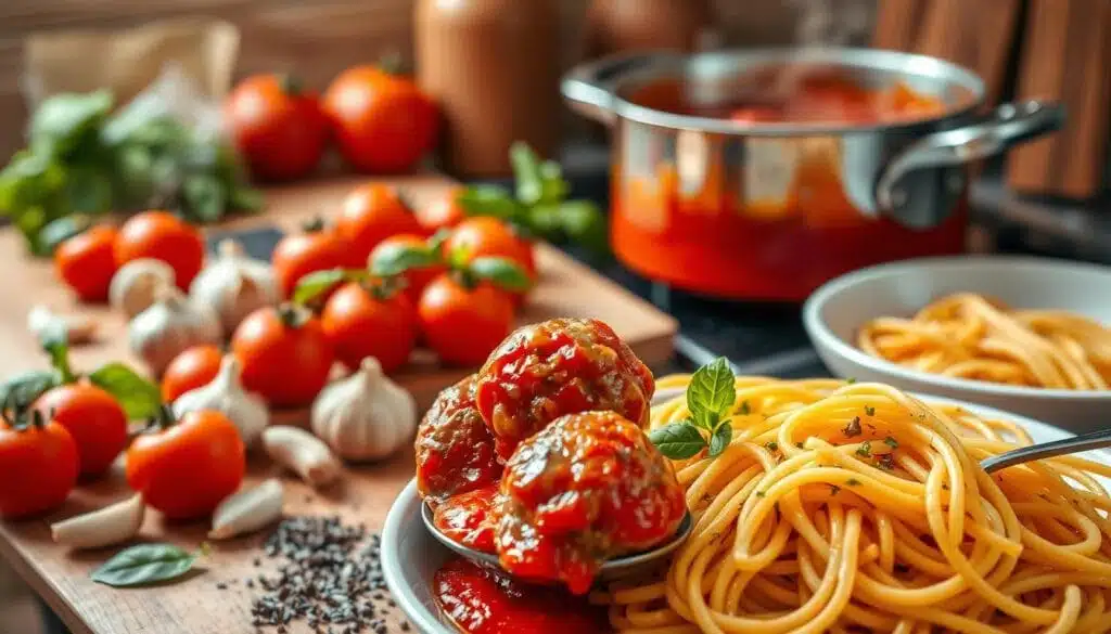 Homemade Marinara Sauce Preparation