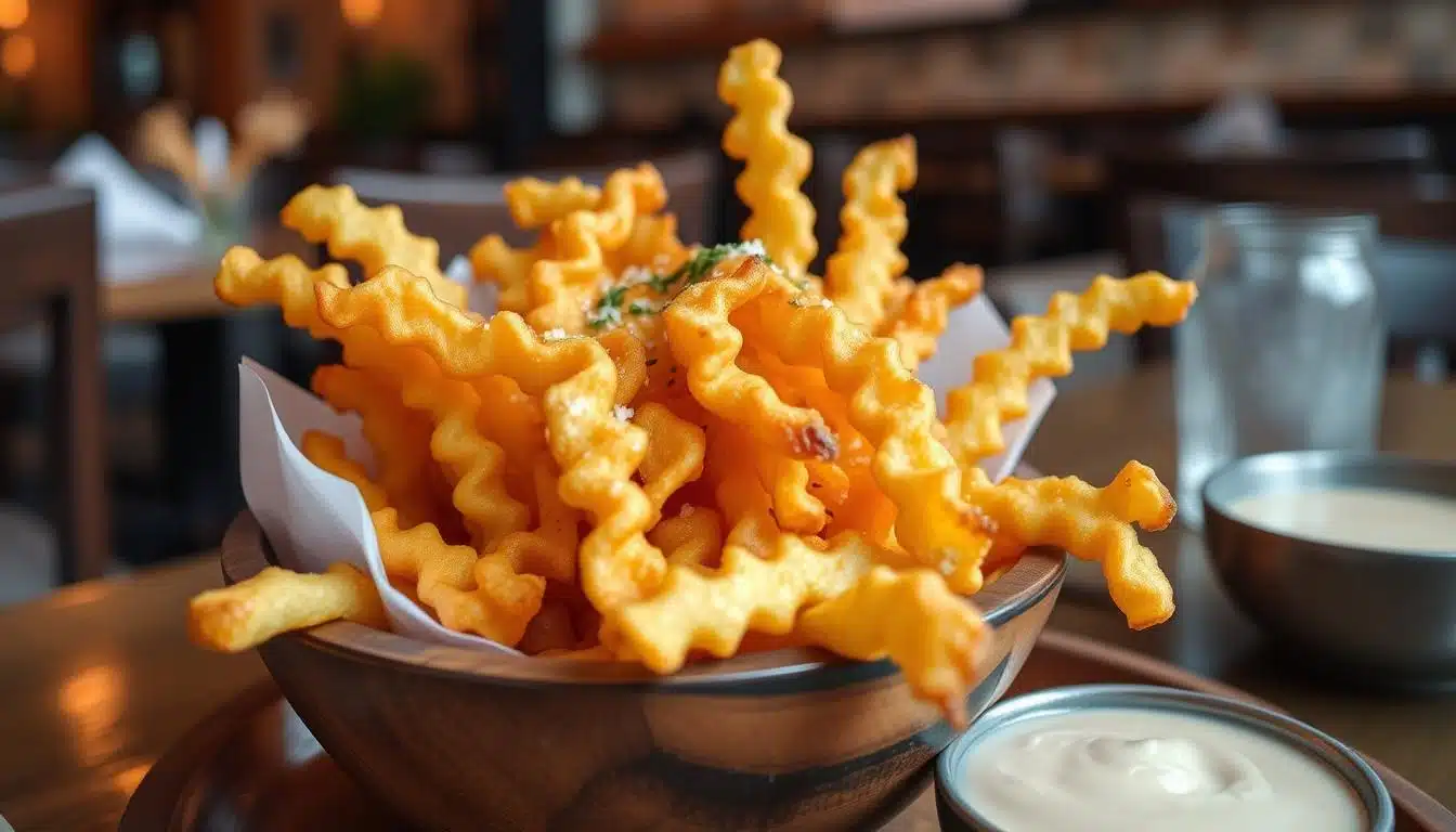crinkle cut fries