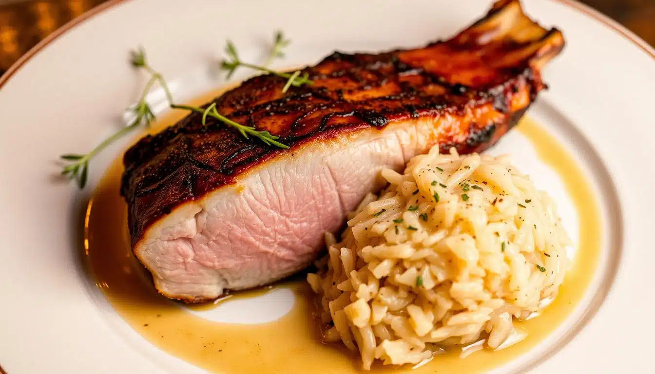 duck breast with saurkraut
