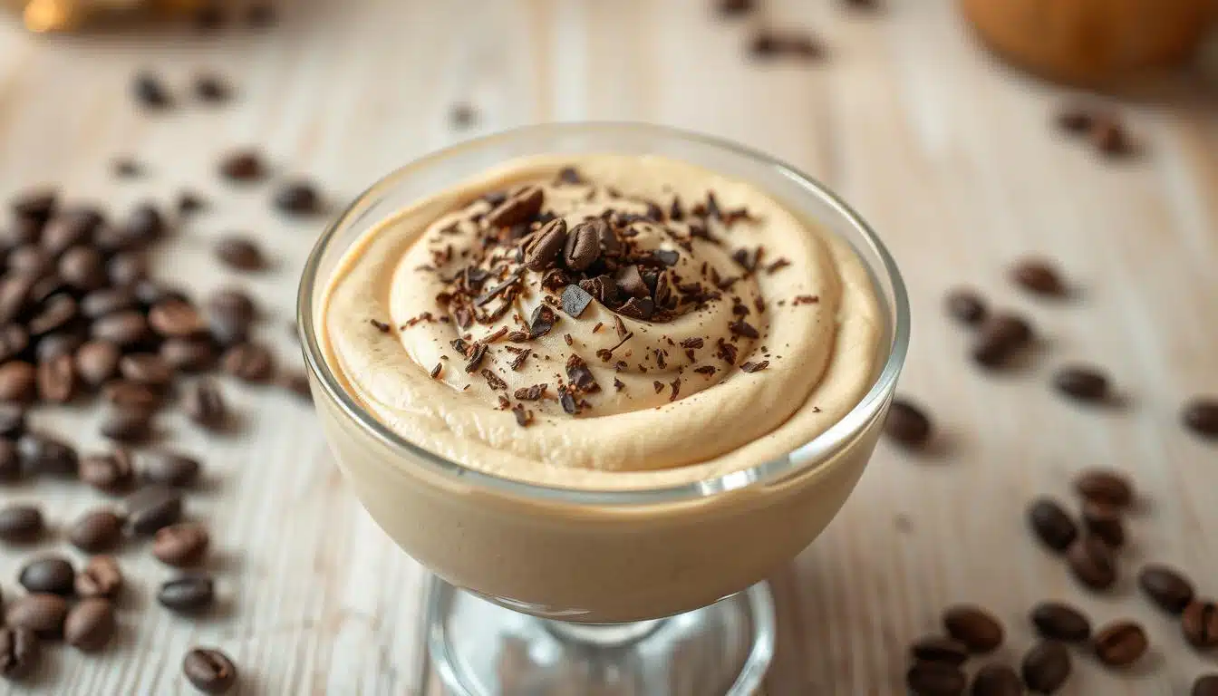 easy coffee mousse with instant coffee​