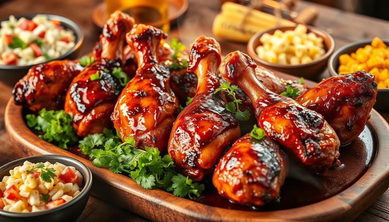 smoked chicken drumsticks